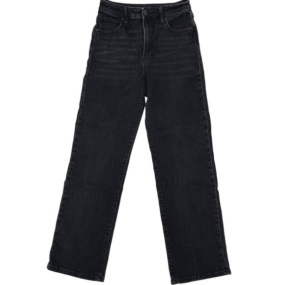Kut From The Kloth Womens Black Sienna Wide Leg High Rise Jeans Size 0 - Picture 1 of 10
